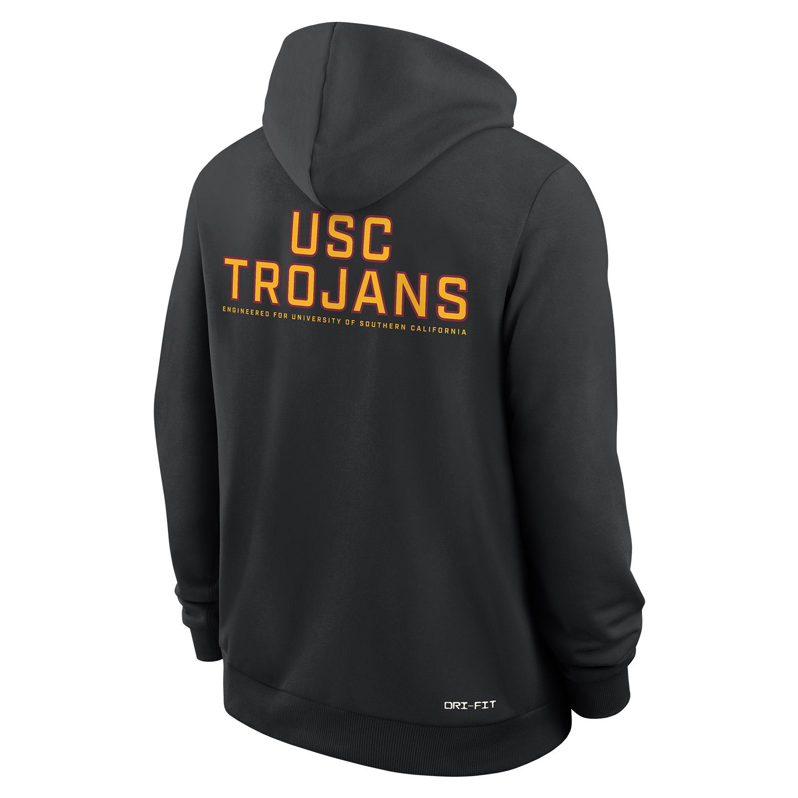 USC Trojans Men's Nike Black SC Interlock Dri-FIT Sideline Full